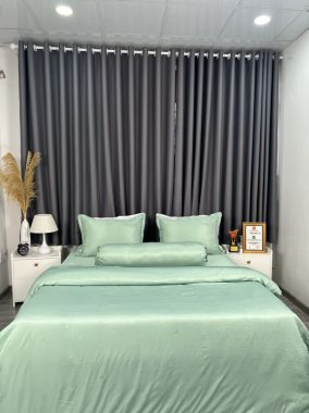 BỘ DRAP LỤA COTTON 1 MÀU CHAGOTA